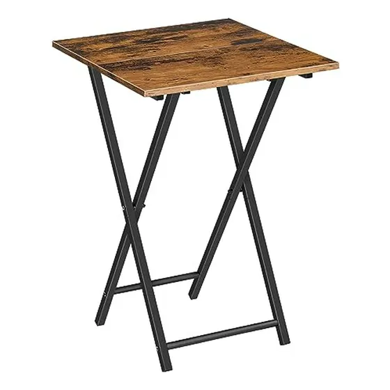 Mesa Plegable Para Tv Hoobro, Madera, Portátil, Industrial, 