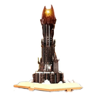 Black Tower Magic Book Building Blocks Dark Castle, Modelo D Black Tower Magic Book Building Blocks Dark Castle, Modelo D