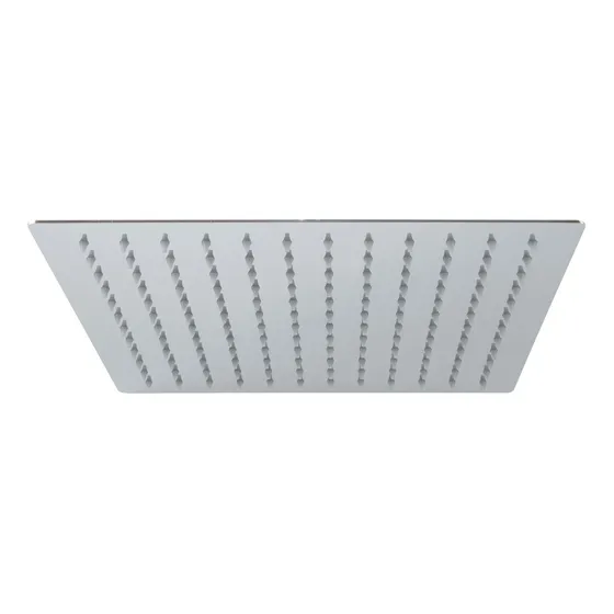 Regadera Acero Inoxidable 12 Sin Brazo Cromado Riviera 45783