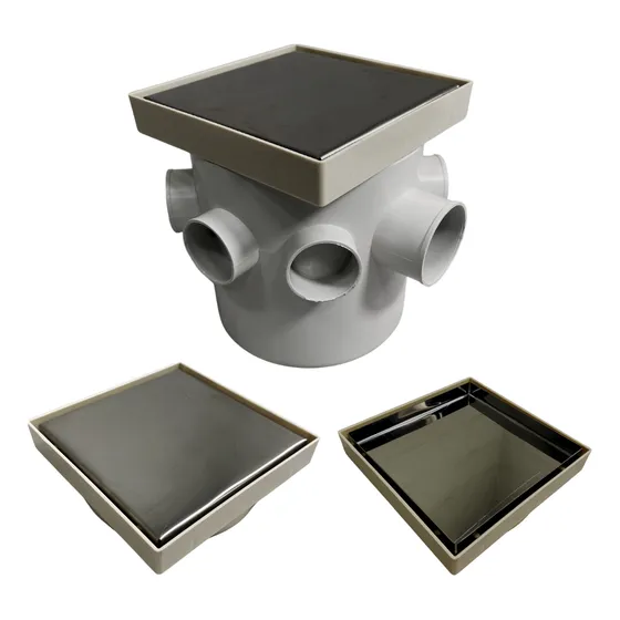 Ralo Invisível 15x15 Cola Piso Tela Cx Sifonado 150mm Bege