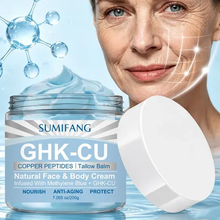 Creme Facial E Corporal Sumifang Ghk-cu 200g Antirrugas Todo Tipo De Pele Dia/noite