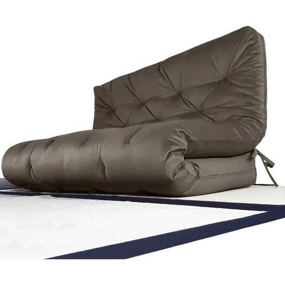 Colchão Futon Vira Sofá E Cama Estilo Oriental