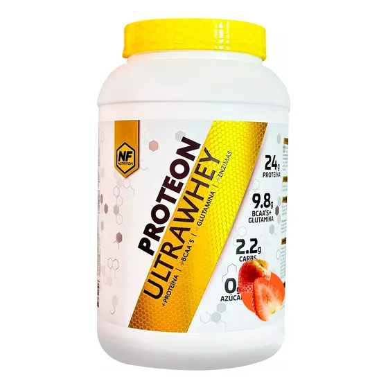 Nf Nutrition Proteon Ultra Whey Suplemento Frutilla 909g 3c