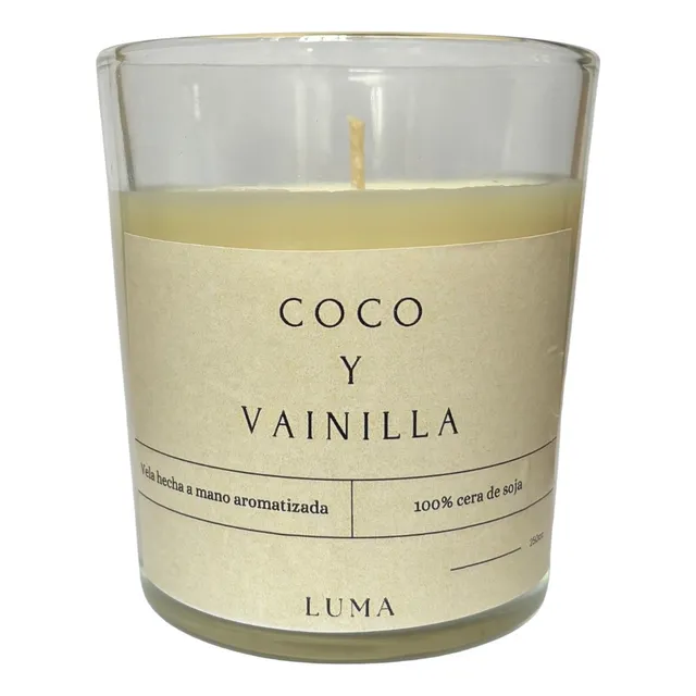 Vela De Soja Aromática 9 Cm Luma Con Caja De Presentación
