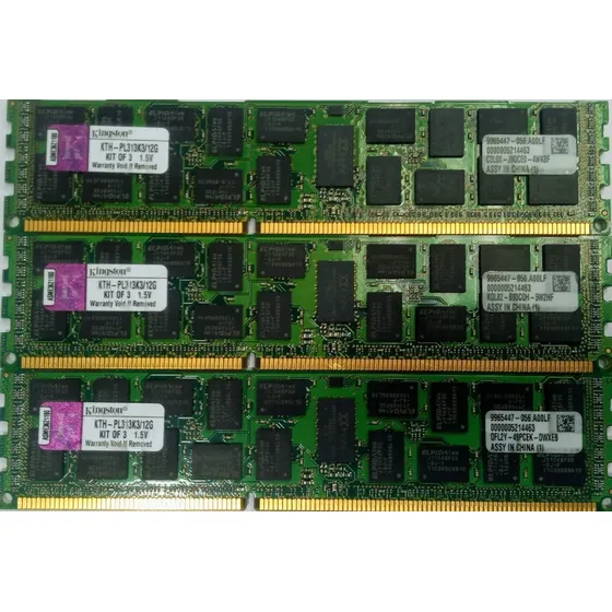 Memoria Ram Servidor 12gb Pc3 1333/10600 (kit 3x4gb) 