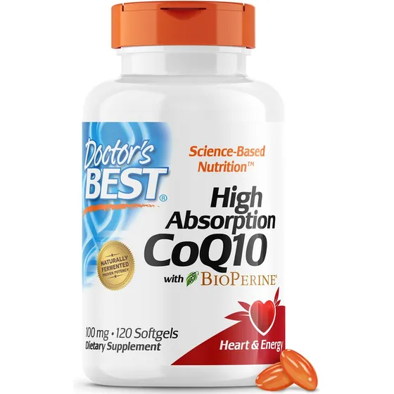 Coq10 | Antioxidante Con Bioperine® | 100mg 120 Caps Blandas