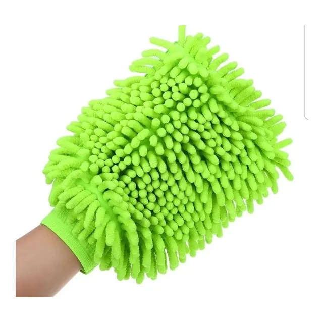 Guante Microfibra Manopla De Limpieza Esponja Microfibra