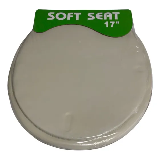 Tapa Para Inodoro Acolchonada Color Beige