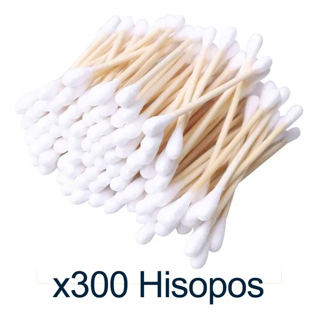 Hisopos, Bastoncillos, Cotonetes De Algodón En Madera. Oidos