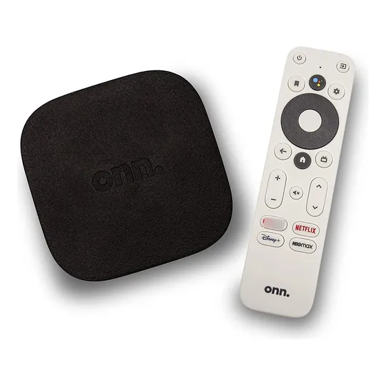 Onn Tv Box Android Tv 4k Uhd Con Control Remoto Por Voz Hdmi Negro Tipo De Control Remoto