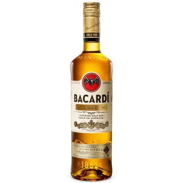 Ron Bacardi Carta Oro 1l.  Envío Gratis