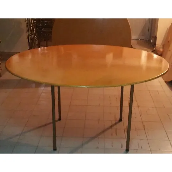  Mesa Redonda P/ Festejo En Mdf Diam. 1,50 Mts X15 Mm Espes 