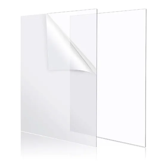 Plancha Acrílico Transparente 2mm 1.22 Mt X 1.22 Mt