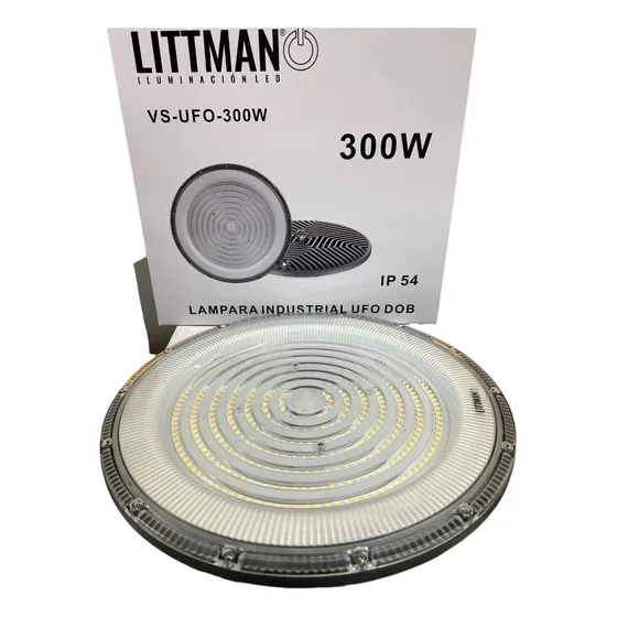 Lámpara Led Ufo Colgante Industrial De 300w Littman