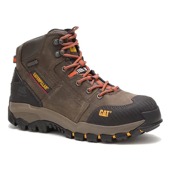 Botin Cat Navigator Mid Wp St Punta Acero Original