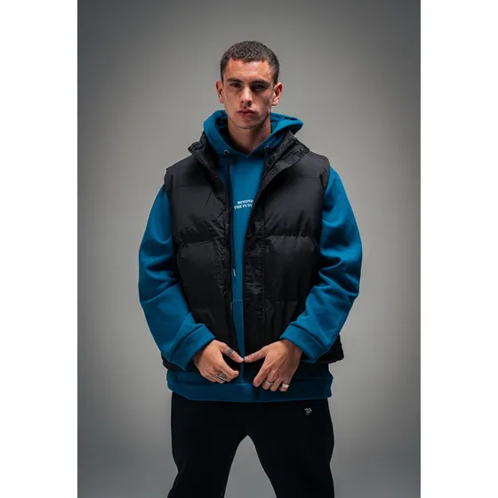Chaleco Puffer Hombre Ankor Negro Acres De Diamante