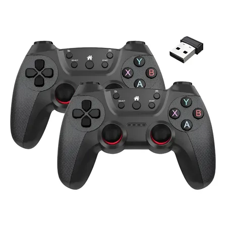 Control Gamepad Inalámbrico Para Celular Pc Tv Negro