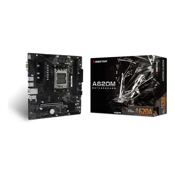 Tarjeta Madre Biostar A620mh Am5 Serie 7000 - 9000 Ddr5