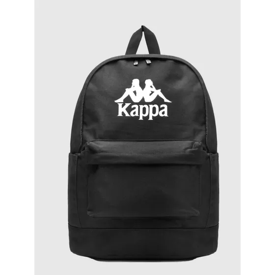 Mochila Kappa Authentic Vilelmo Orginal Color Negro Diseño De La Tela Liso