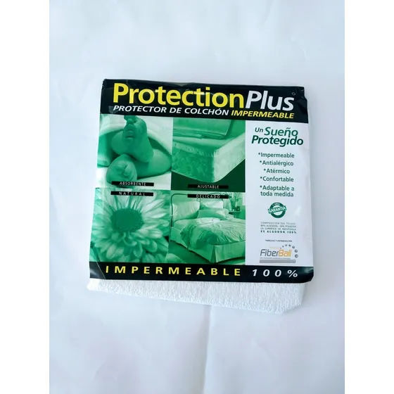 Cubre Colchón Impermeable Fiberball Plus Cuna 80x140 4elast
