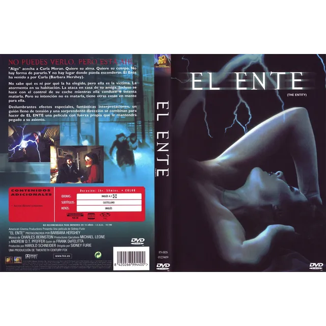 El Ente ( The Entity) Terror - Dvd