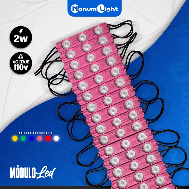 Módulo Led 20 X 3 Led, 2w (110v) Nanum Light