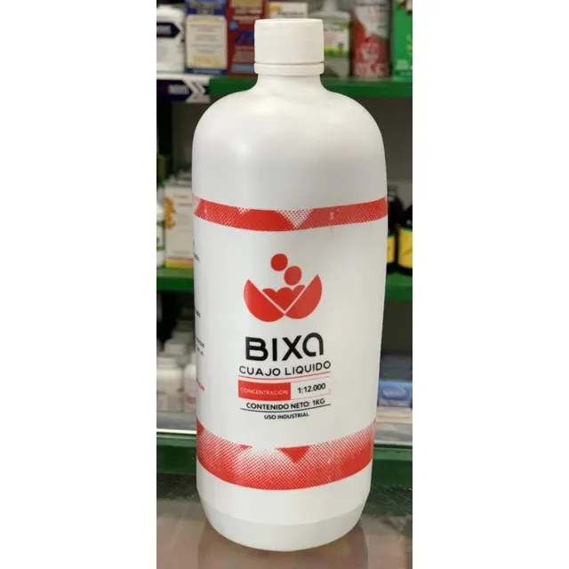 Cuajo Bixa Rojo 1 Litro Rojo
