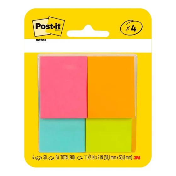 Notas Adhesivas Post It Notes 38,1x50,8mm