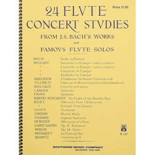 Libro: 24 Flute Concert Studies: Unaccompanied Flute Libro: 24 Flute Concert Studies: Unaccompanied Flute