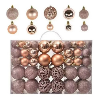 Set De 100 Esferas Decorativas Navideñas De Estilo Mixto Set De 100 Esferas Decorativas Navideñas De Estilo Mixto