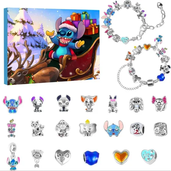 Calendario De Adviento De Navidad De 24 Días De Stitch