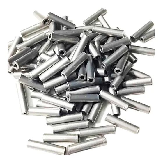 Pesca Por Mayor Tubitos Aluminio Para Lider X 1000 Unidades