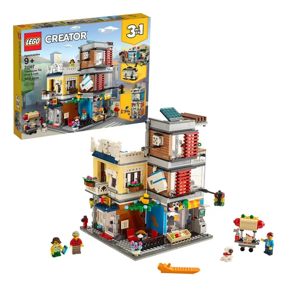 Conjunto De Construção Lego Creator 3 Em 1 Townhouse Pet Sho
