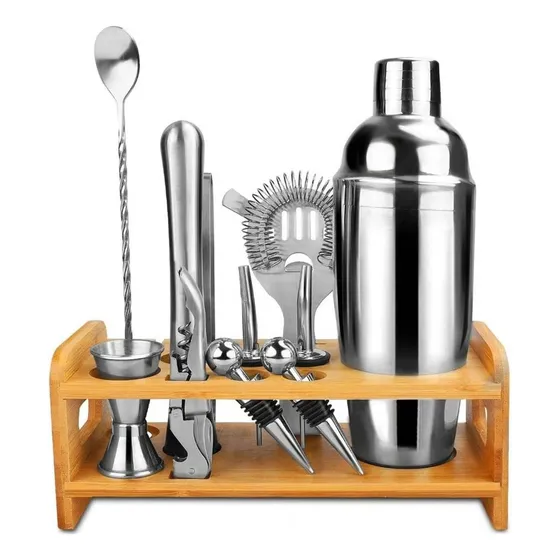 Juego De Cocteleria Set De Bar Profesional 12 Piezas