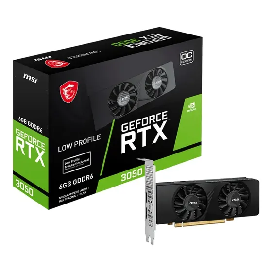 Tarjeta De Video Msi Rtx 3050 6gb Ddr6 Low Profile