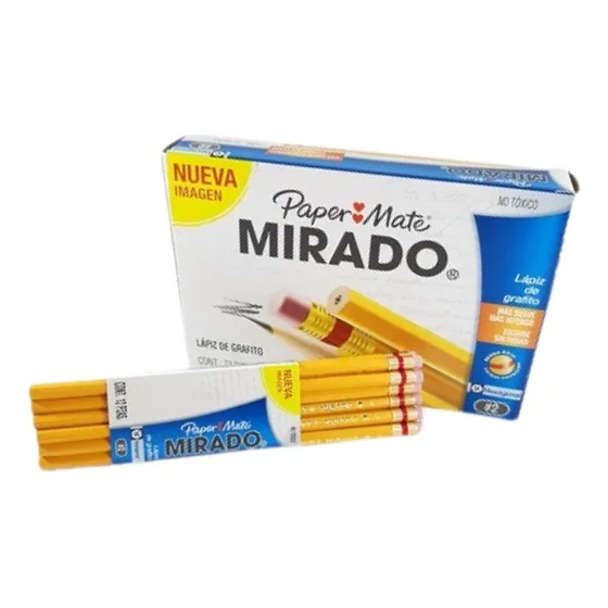 Lápiz Grafito Mirado #2 Paper Mate C/72 + 12 Lápices
