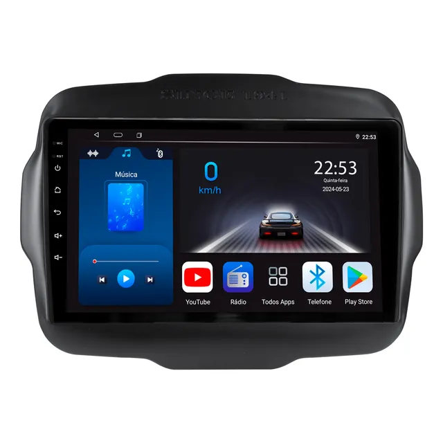 Multimídia Upper Octaultra Renegade Com Canbus 6+128gb 4g 9p