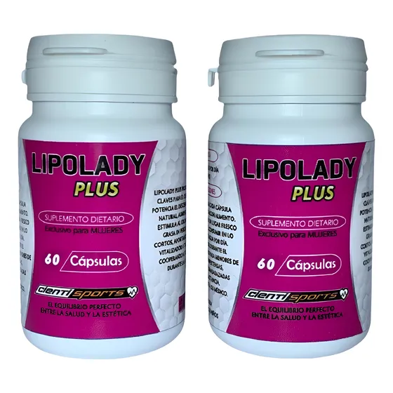 Lipolady Plus Unico Quemador Potente P/ Mujer (x2 Frascos)