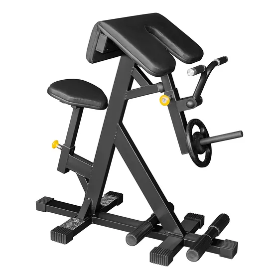 Banco Scott Biceps Anilhado Profissional Academia 