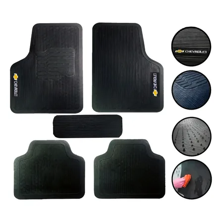 Tapete Borracha Carro Corsa Celta Onix Prisma Cobalt Astra Preto