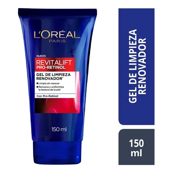 Gel De Limpieza Revitalift Pro-retinol De L'oréal Paris Tipo De Piel Todo Tipo De Piel Momento De Aplicación Día/noche