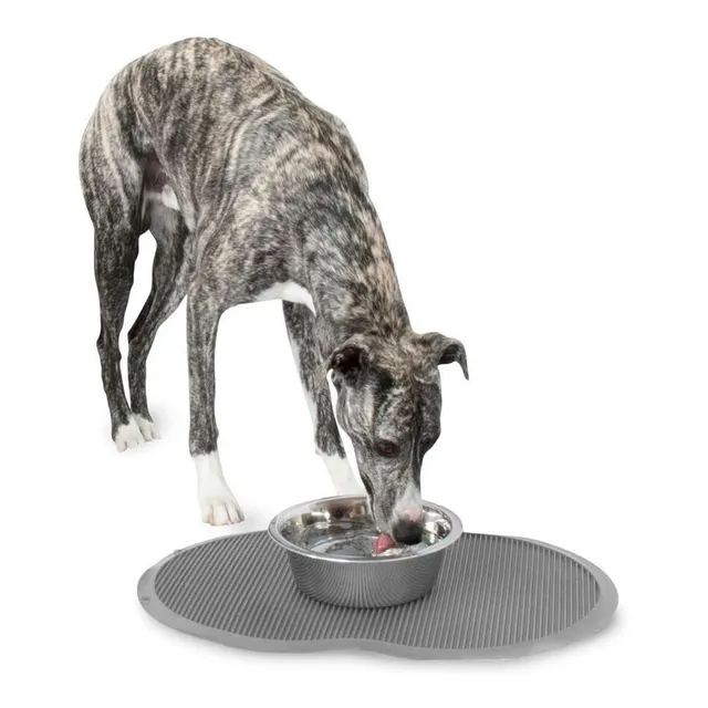 Bandeja Goma LG Para Comedero Bebedero Perro Gato 53x37 Cms
