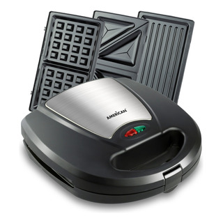 Sandwichera 3 En 1 9983 American Xl 800w Original Sandwichera 3 En 1 9983 American Xl 800w Original