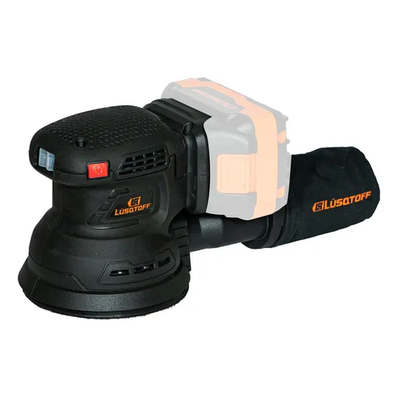 Lijadora Roto Orbital Inalambrica Lusqtoff 18v Black Series Frecuencia 50 Hz LRL11000-9B