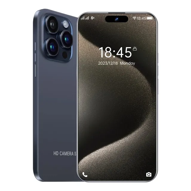 Low Price I15 Pro Max 4g/5g6.8 Inch 8+256 Android Smartphone