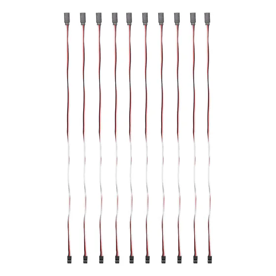 10 Unidades De Cable De Extensión Servo De 3 Pines, Modelo D
