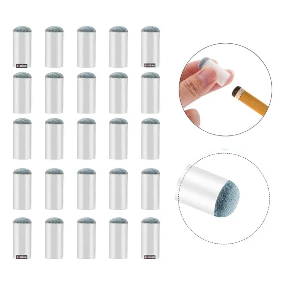 Kit De 25 Punta Para Tacos De Pool Billar 13mm Repuesto