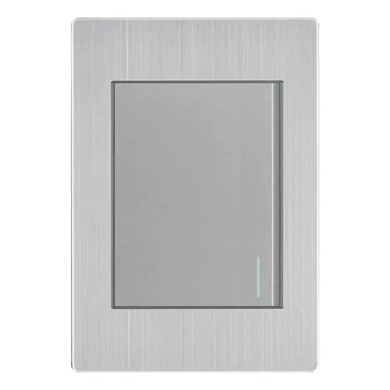 10 Pzs Placa Interruptor Sencillo Metálica Artlite Apl-101