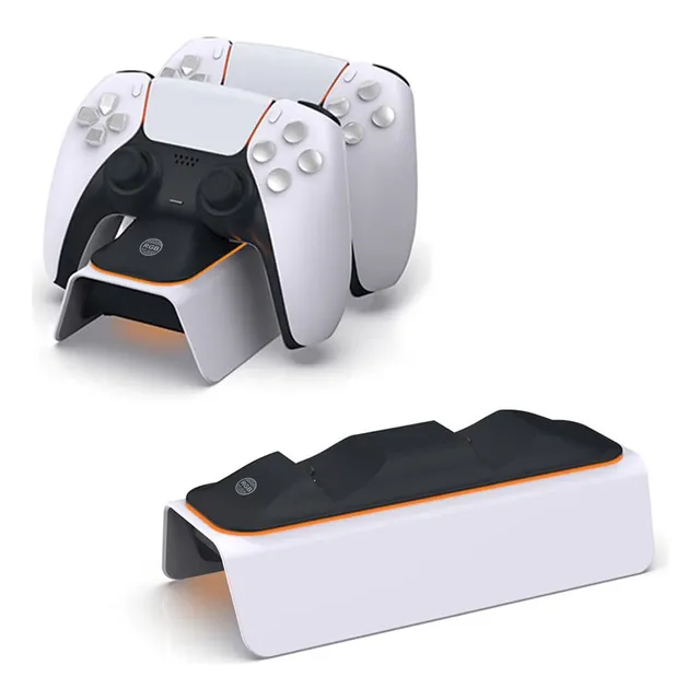 Cargador De 2 Control Dualsense Carga Rápida Para Ps5 Y Slim