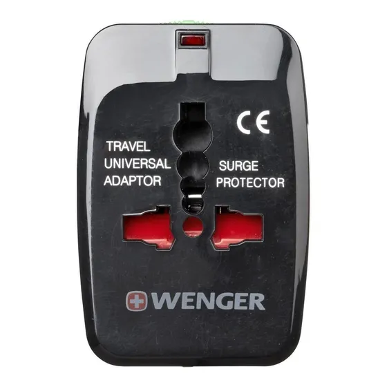 Adaptador De Viaje Universal Wenger, 604551, Color Gris Gris